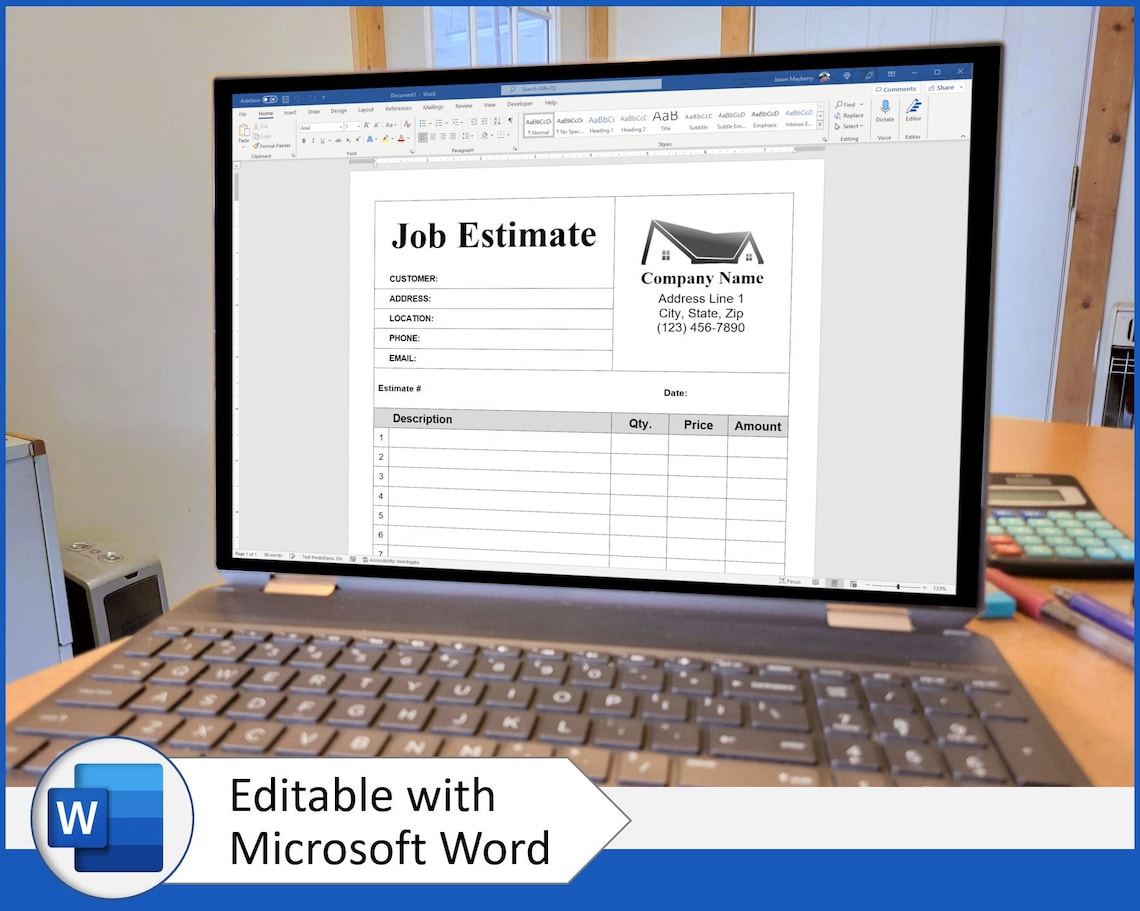 Job Estimate Template Printable - Il 1140xN.4418963135 9ay0
