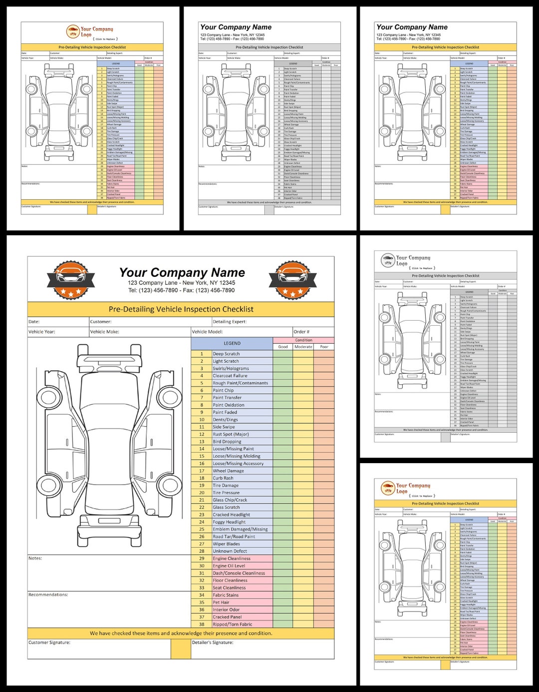 pre-detailing-vehicle-inspection-checklist-form-etsy