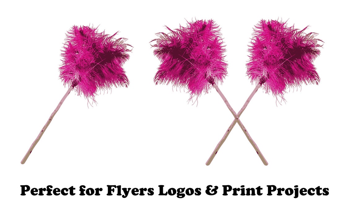 Feather Duster Logo SVG Cleaning Service SVG Maid SVG Etsy