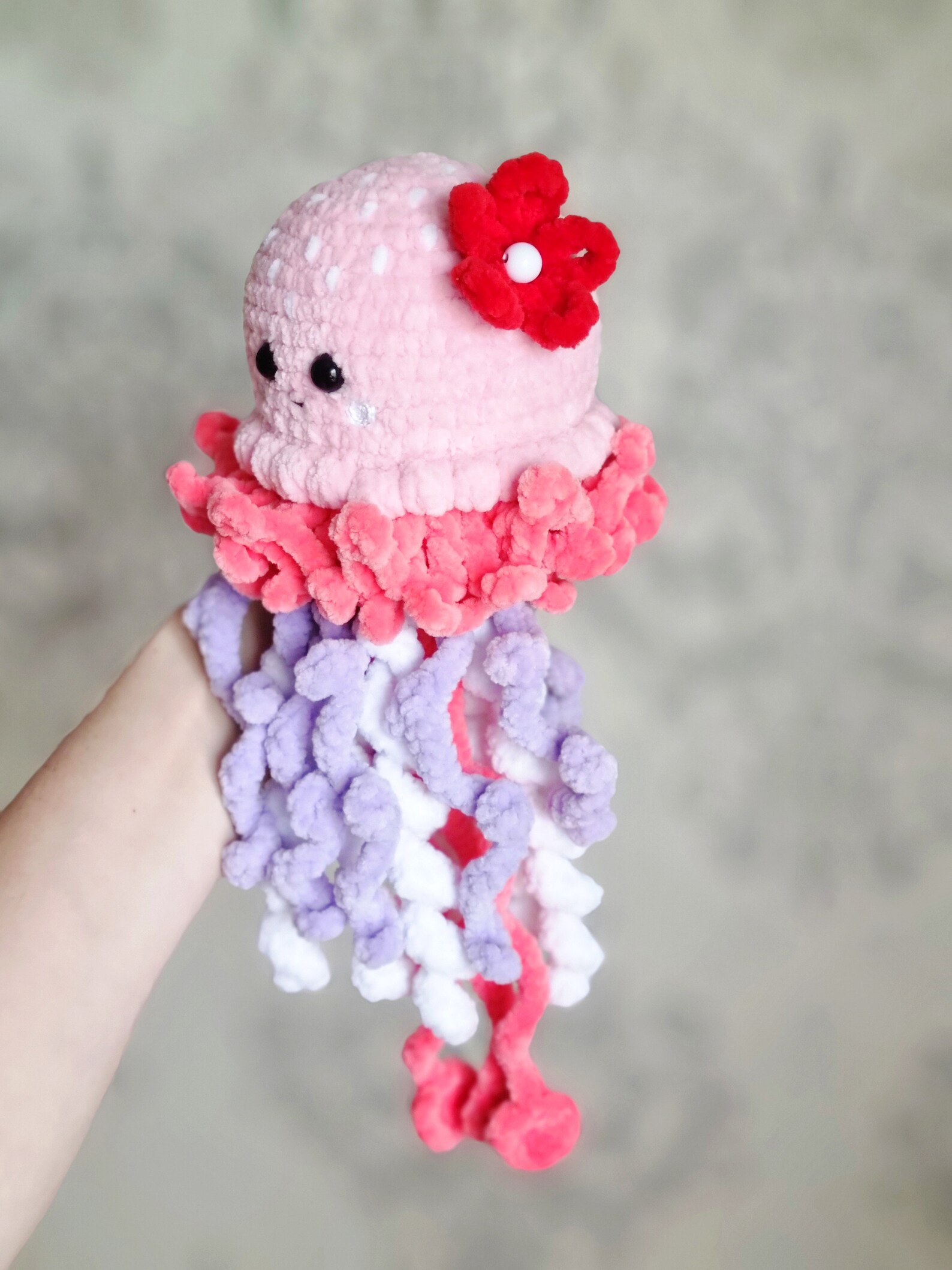 Crochet Jellyfish Pattern Amigurumi Jellyfish Plush Etsy