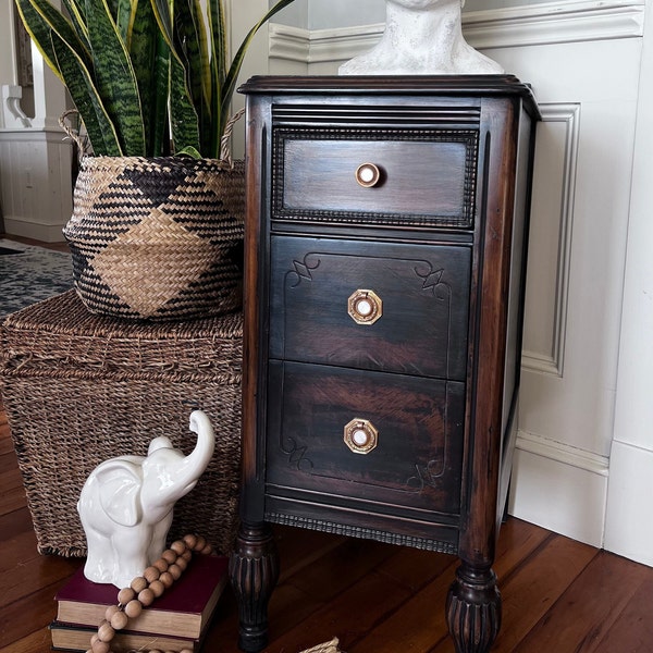 Small Antique Side Table Bureau *SOLD* Please do not purchase