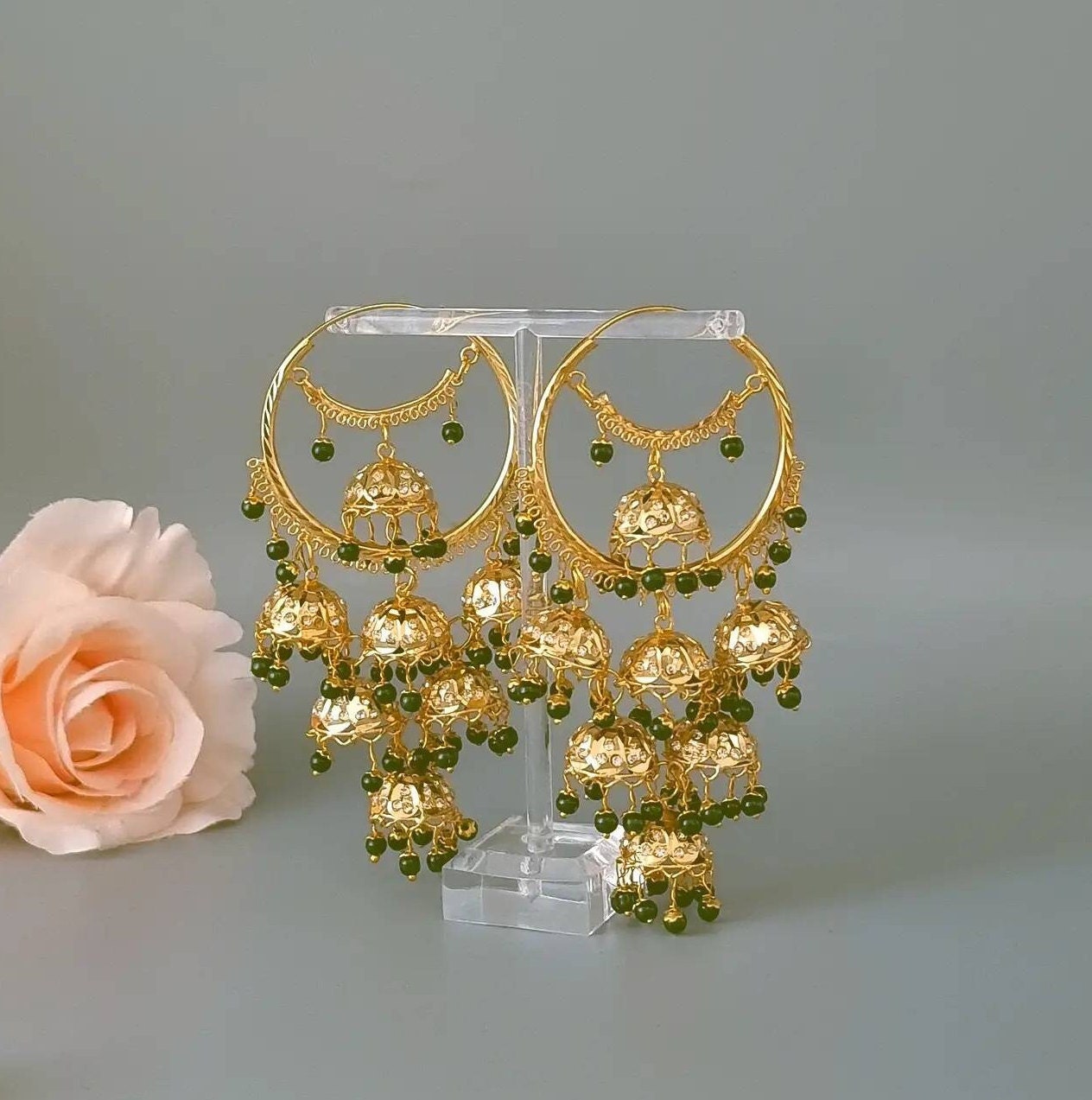 Buy Round Pearl Hoop Earrings Artificial Pearls, Gold Plated Simple Charm  Hoops, Lightweight Minimal Jewellery, Handmade in Brighton UK Online in  India - Etsy