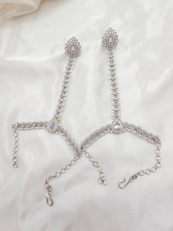Bracciale A Maglia Lucida Con Strass Per Donna – Catena Da Polso In Rame Oro O Argento, Gioiello Regolabile Per Matrimonio E Feste