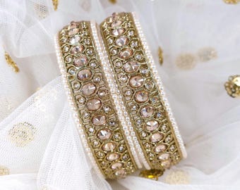 Bracciale Donna In Pietra Naturale Con Perle D'acqua Dolce E Tormalina, Placcato Oro, Regalo Per Mamma