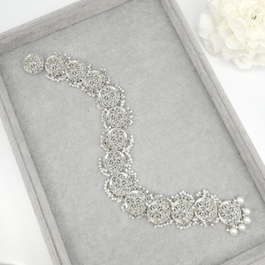 Polki and Pearl Hair Plait Jewellery