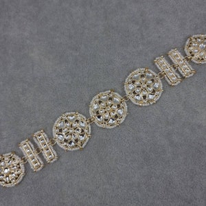 Kundan Stone intricate Lightweight Mathapatti, Headband, Sheesh Phool, Damini, Headpiece, Indian Pakistani Jewellery