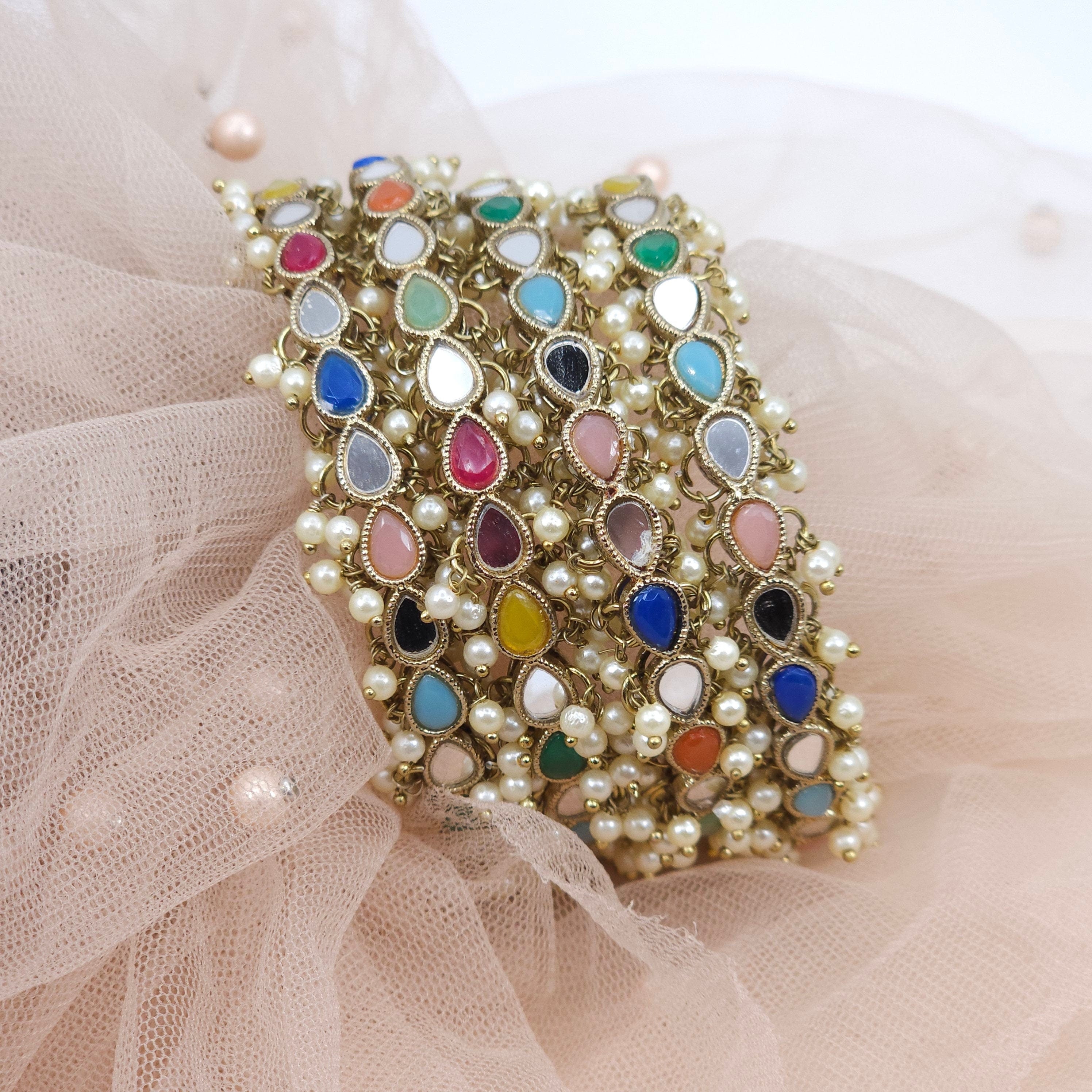 ミラーバングル4個セット - ゴールドマルチカラー - Etsy 日本