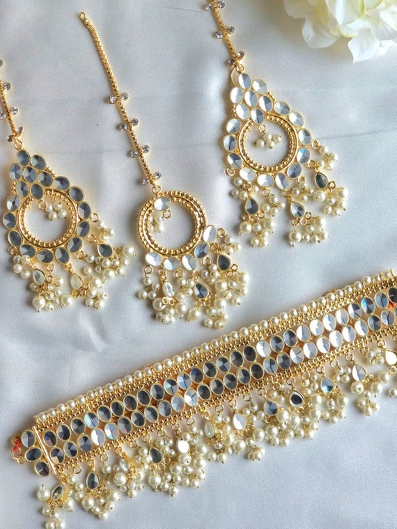 Light weight online kundan jewellery