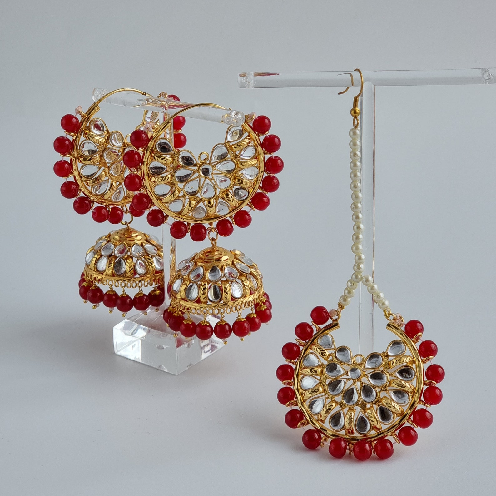 Earring Tikka Set Maang Tikka Earrings Indian Jewelry Etsy