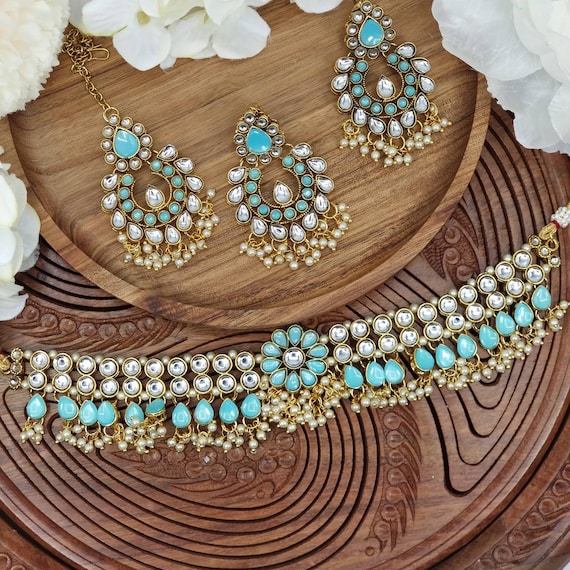 Light weight cheap kundan jewellery