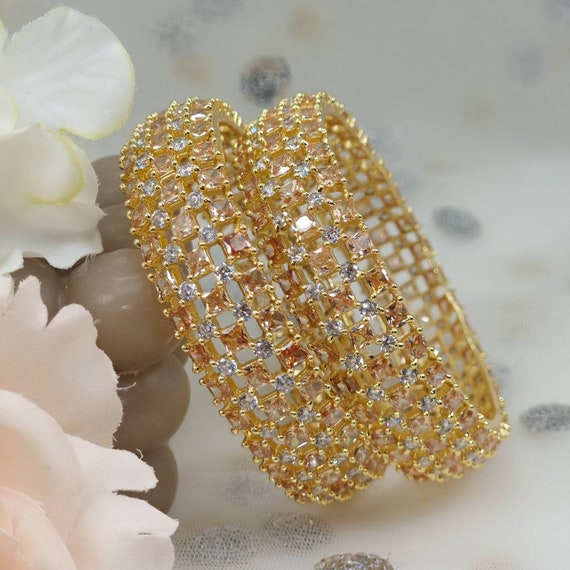Asian gold shop bangles