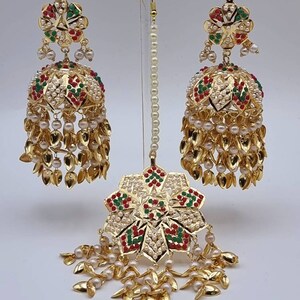 Jadau Tikka Set