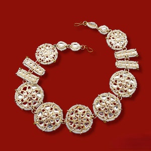 Kundan Stone intricate Lightweight Mathapatti, Headband, Sheesh Phool, Damini, Headpiece, Indian Pakistani Jewellery