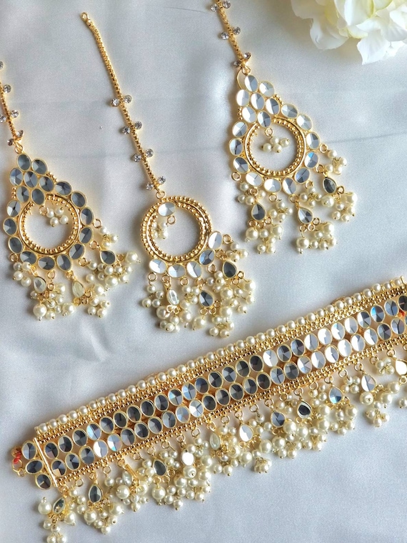 Gold jewellery 2024 set light weight