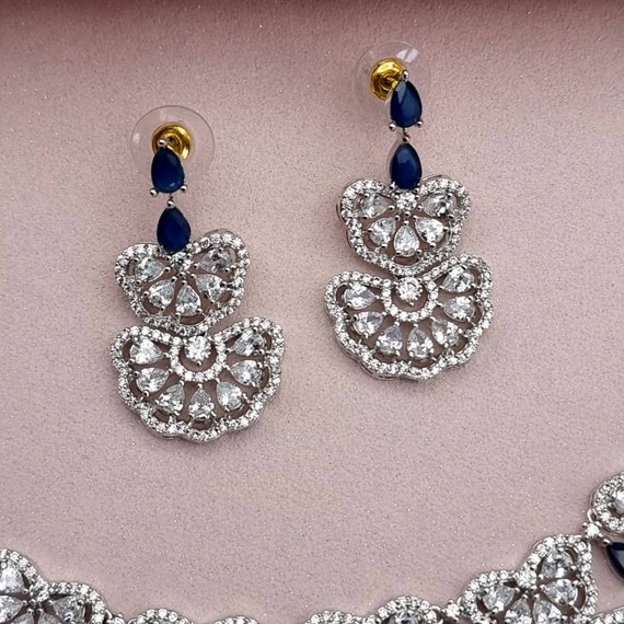 Manisha Jewellery Gold Plated AD Stone Earrings