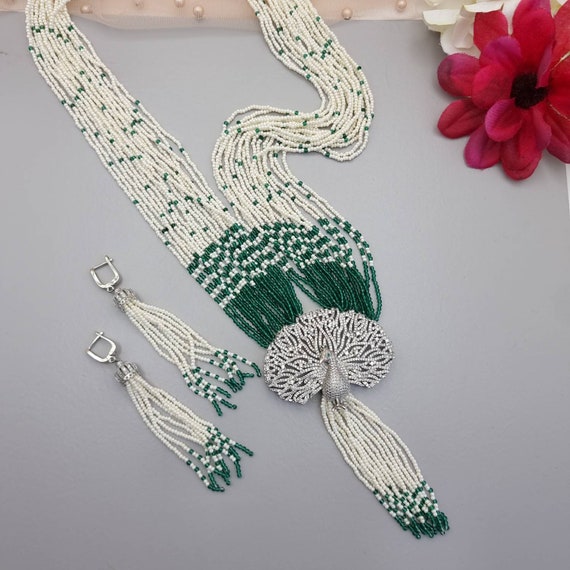 Diamond tassel hotsell necklace