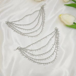 5 Strands Pearl Earring Chains/Earchains