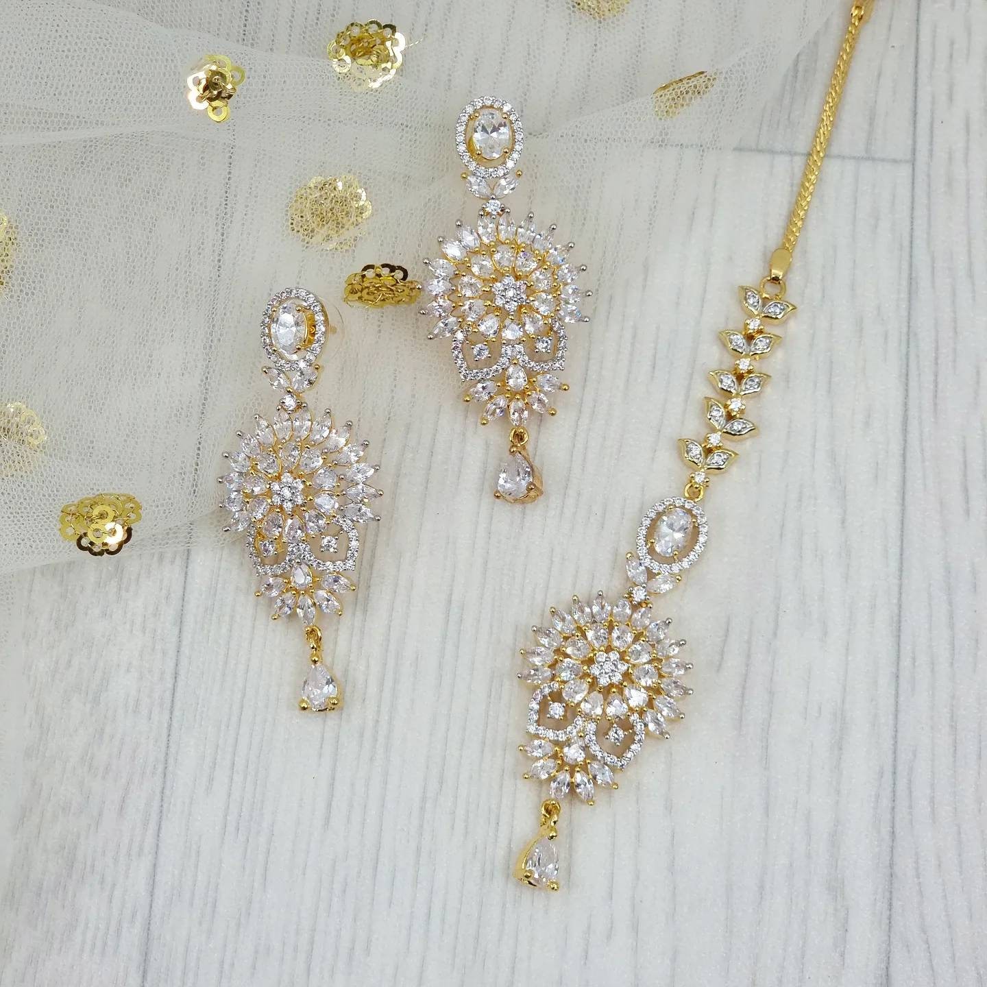 Talia Aqua Earrings