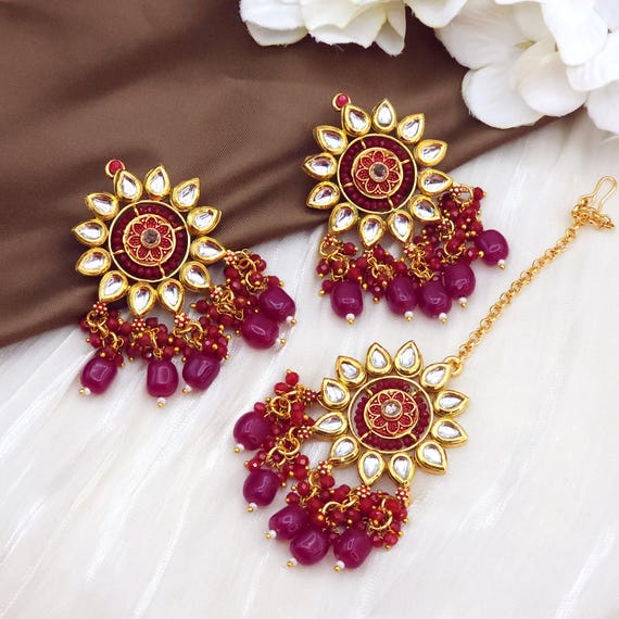 Boucle D'oreille Parure Bijoux Femme Perles Plaqué Or 14k - Collier Bracelet Boucles D'Oreilles | Cadeau Élégance Ensemble De Bijoux