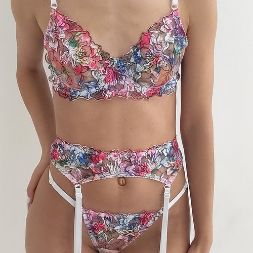 Royce Ivoire & Heather Briefs Knickers Pantalon Floral Confortable Style 944 Pretty Royce Ivoire & Heather Briefs Knickers Pantalon Floral Confortable Style 944 Pretty