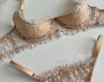 Lace open cupless bra plus size, Open cupless bra for large bust shelf bra open with support, corset bra, quarter cup bra with extra support