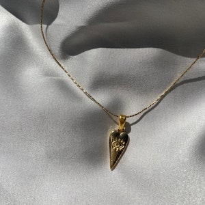 Gold Plated Stainless Steel Eye Apollon Witch Tarot Pagan Necklace