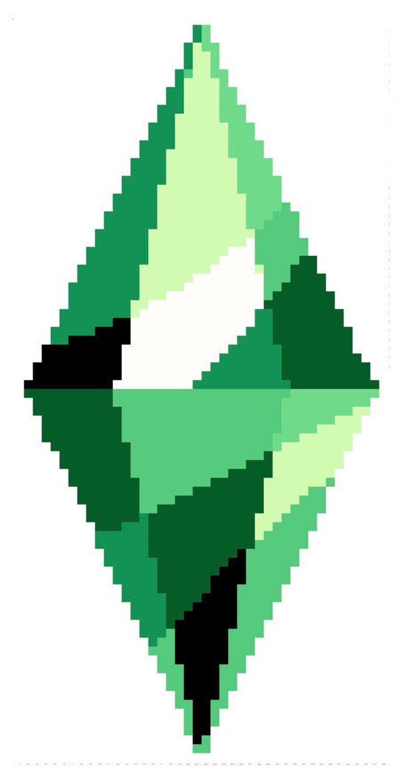 Sims 4 Plumbob Cross Stitch Pattern Etsy UK