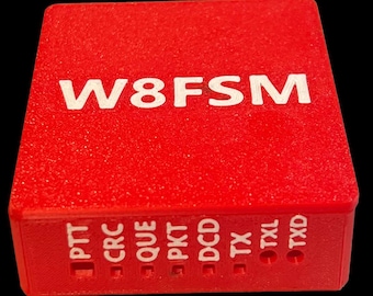 SMT NinoTNC Case - 3D Printed PETG - Custom Lid Text - 2025 Updated Design