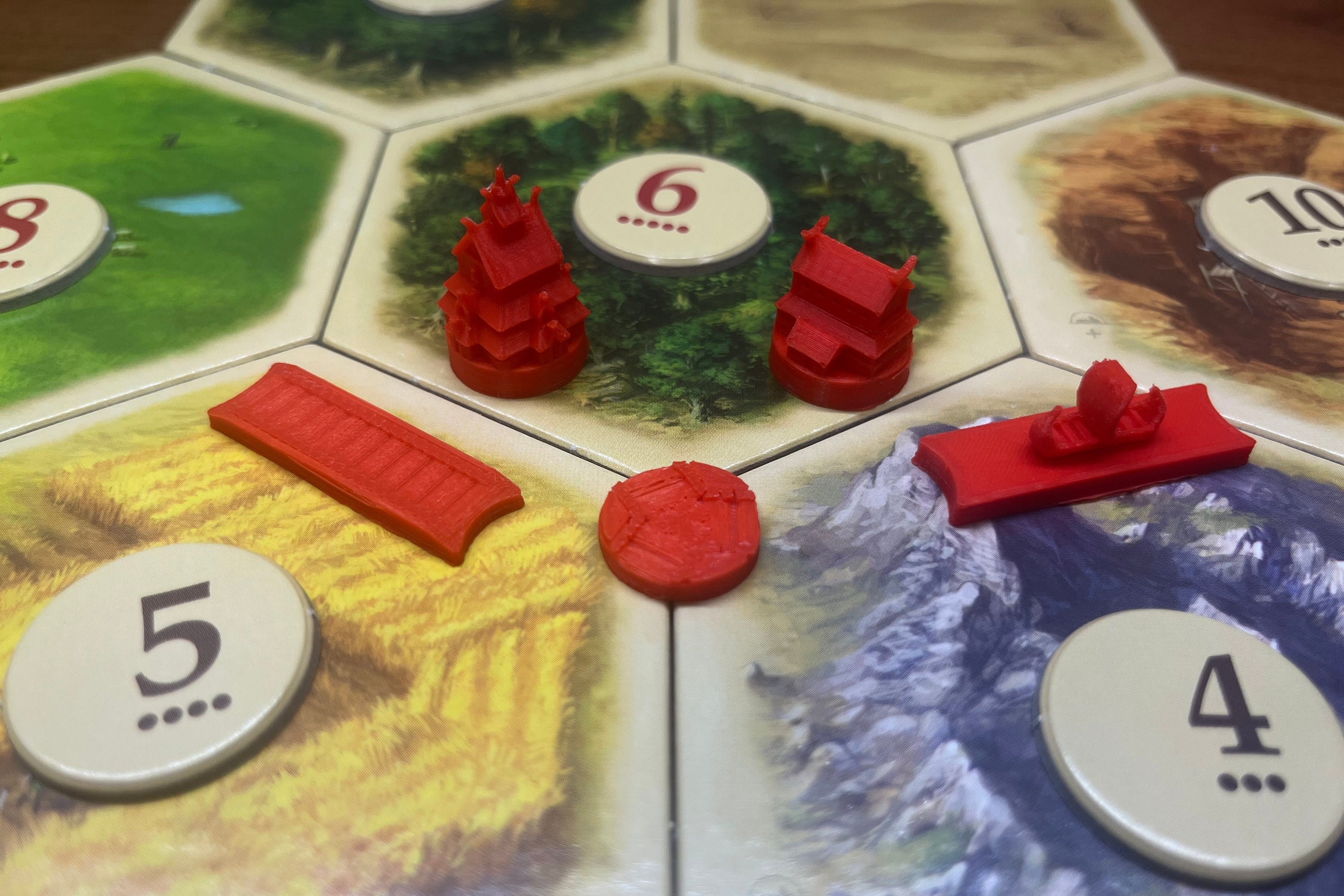 Viking Custom Pieces for Popular Hex Based Board Game - Etsy