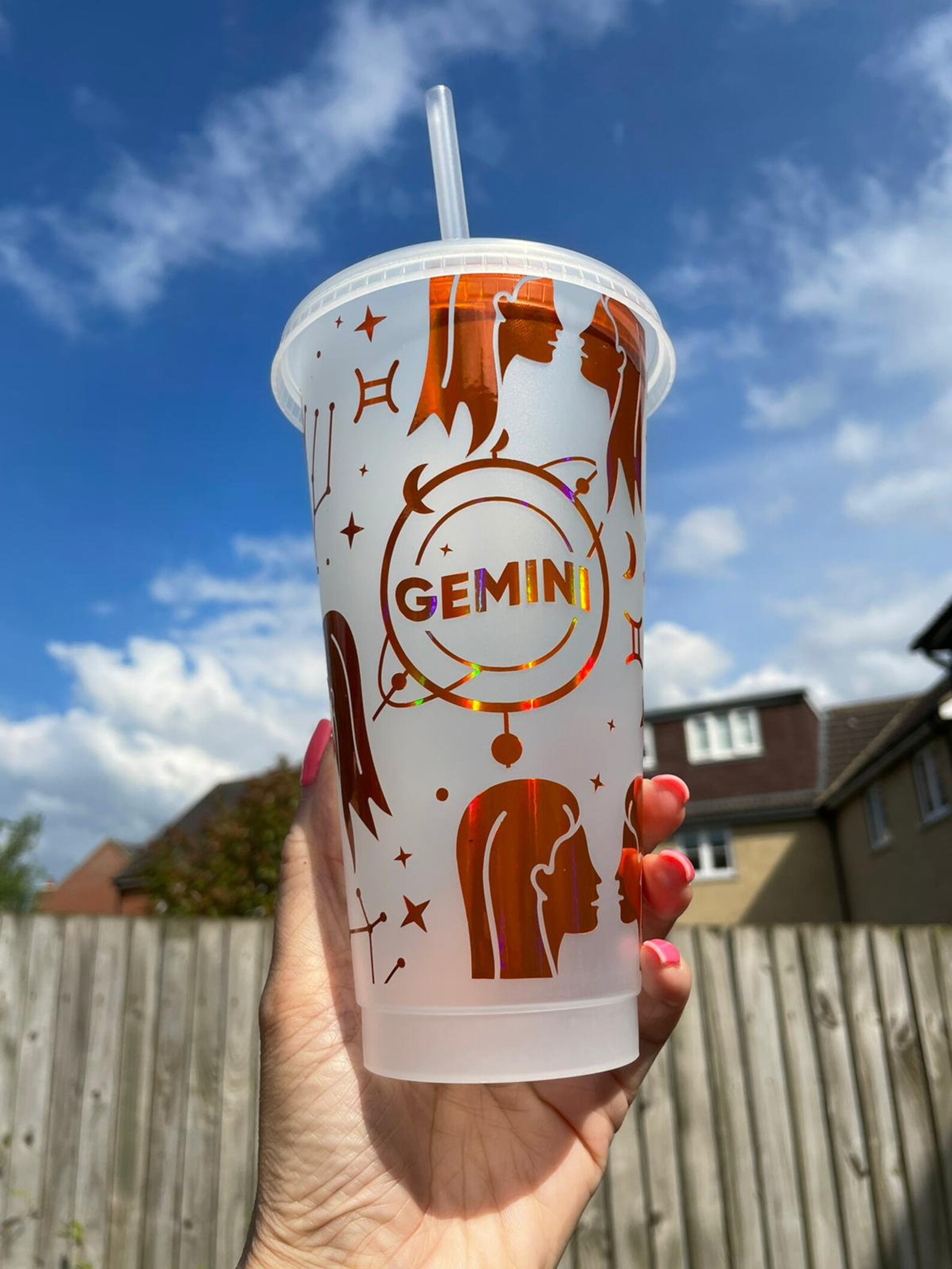 Zodiac Range Gemini 24oz Tumbler Etsy UK