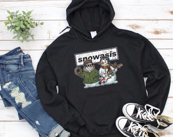 Snowasis Christmas Sweatshirt | Britpop Snowman Jumper
