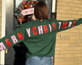 Merry Christmas Back Print Sweatshirt – Cosy Festive Jumper