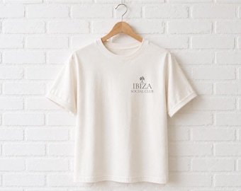 Ibiza Social Club T Shirt | Ibiza Girls Trip Shirt | Ibiza Holiday Outfit | Hen Weekend T-Shirt | Summer Vacation Tee | Ibiza Gift