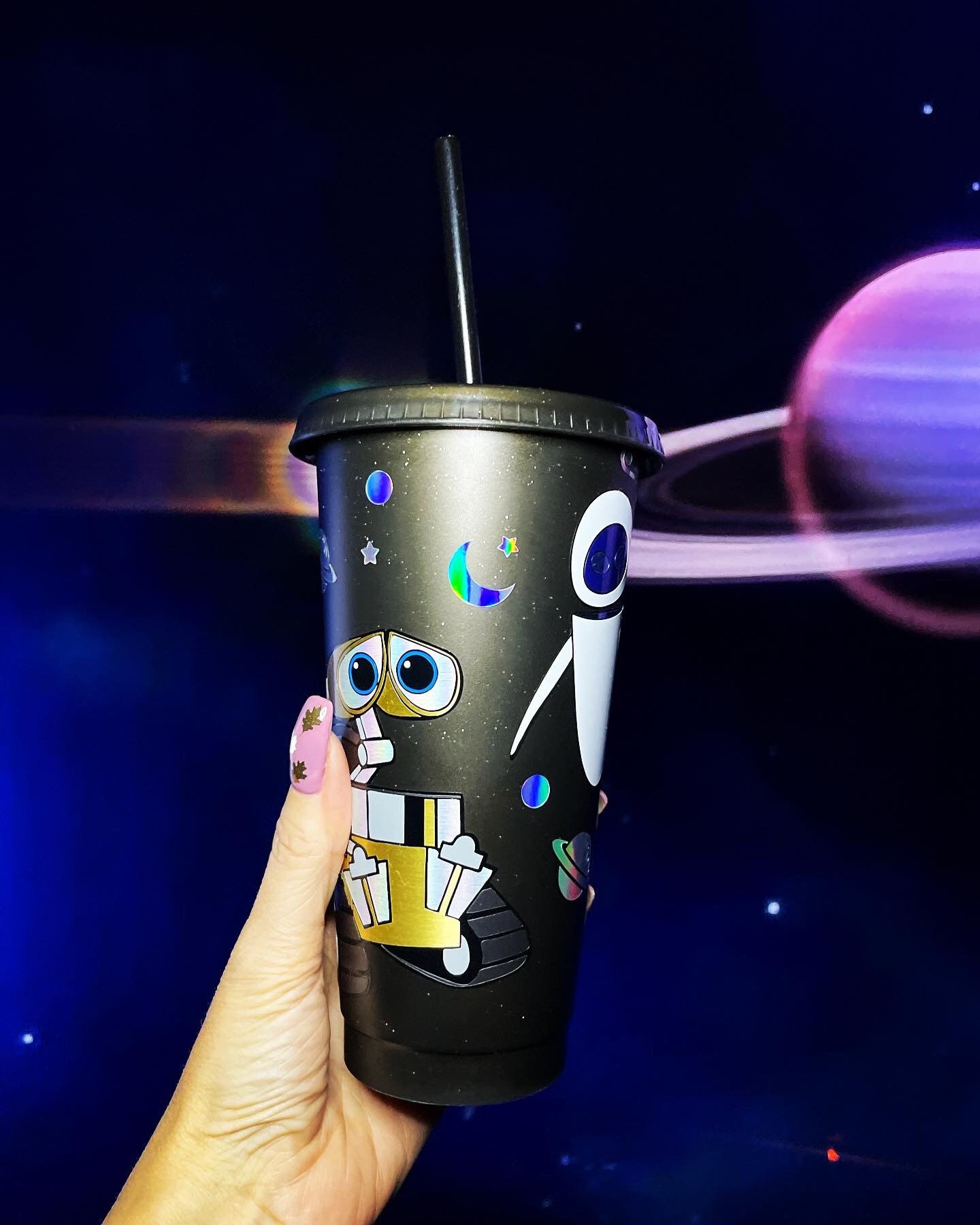 Walle Inspired Cold Cup / Walle / Eve / Space Cup / Space Etsy UK