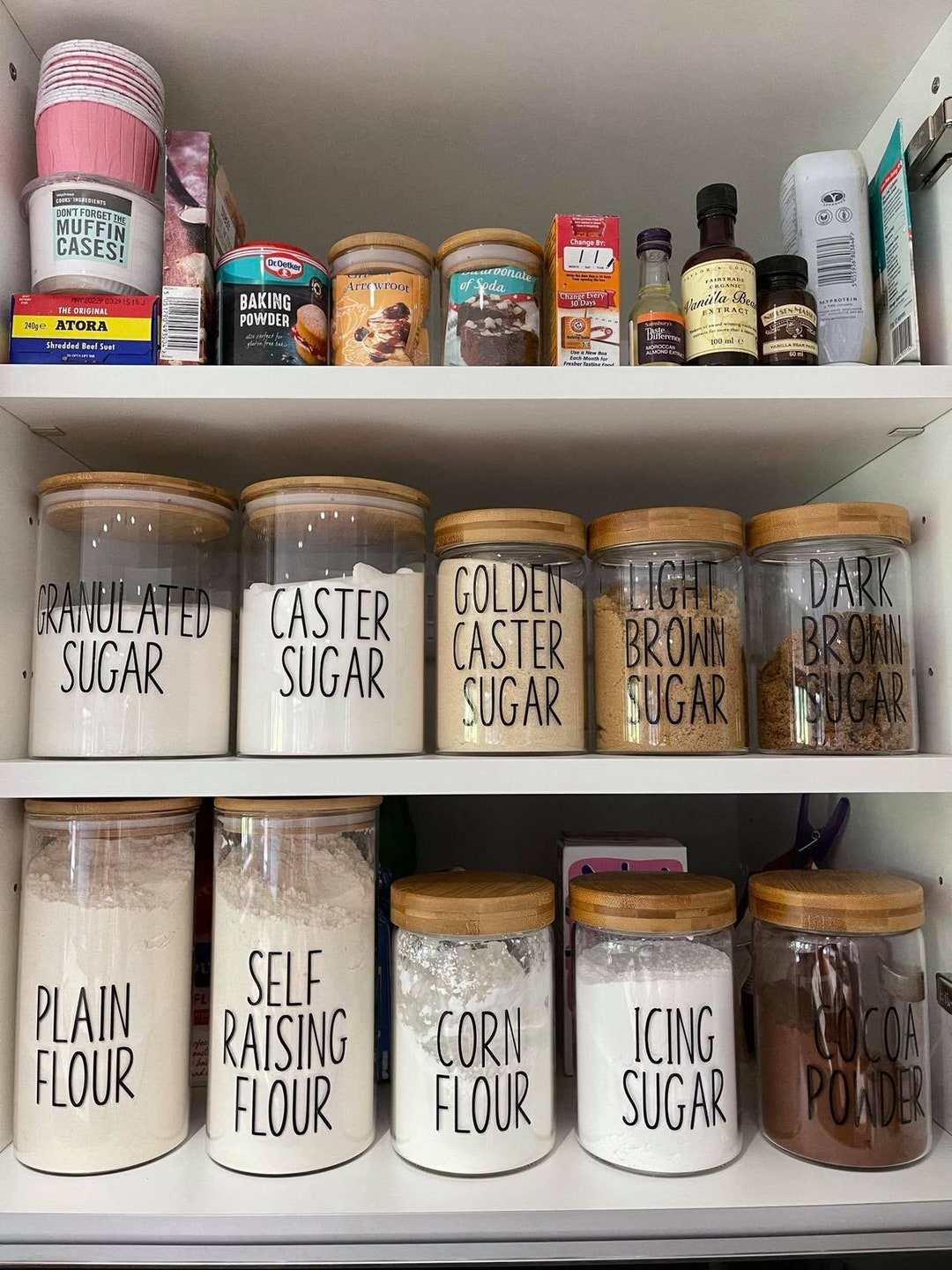 Personalized Pantry Labels: Custom Kitchen & Home Organization - Etsy