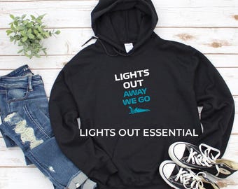 Formula One Hoodie Lights Out Away We Go, F1 Sweatshirt UK, Motorsport Fan Gift, Racing Hoodie, F1 Fan Gift, Race Day Outfit