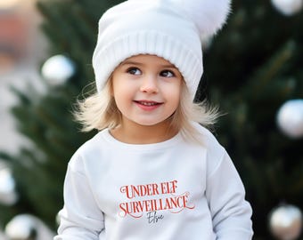 CHRISTMAS SVG FILES | Under Elf Surveillance svg | Christmas png | Christmas Sublimation files | Christmas Pjyama svg | Christmas Jumper svg