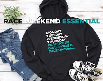 Formula One Hoodie Practice Qualifying Race Day, F1 Sweatshirt UK, Motorsport Fan Gift, Racing Hoodie, F1 Fan Gift, Race Weekend Outfit