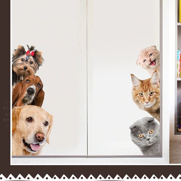 Dogs Wall Decals Etsy