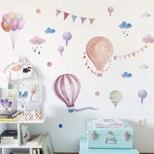 Balloon Wall Decals Etsy