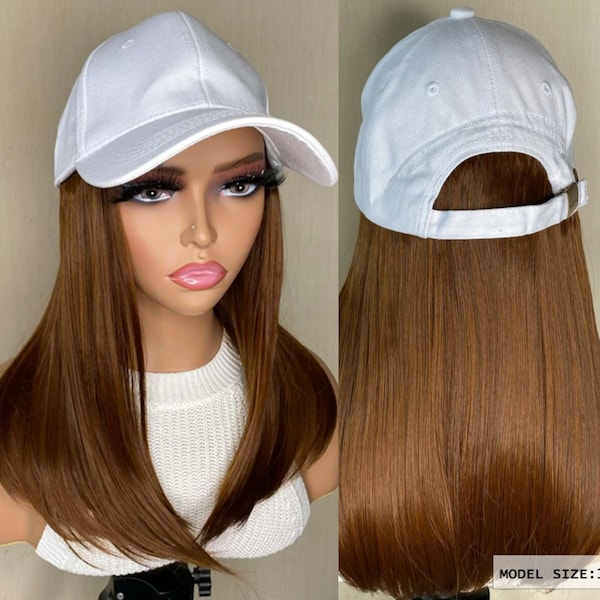 Baseball Cap With Hair Attached Etsy