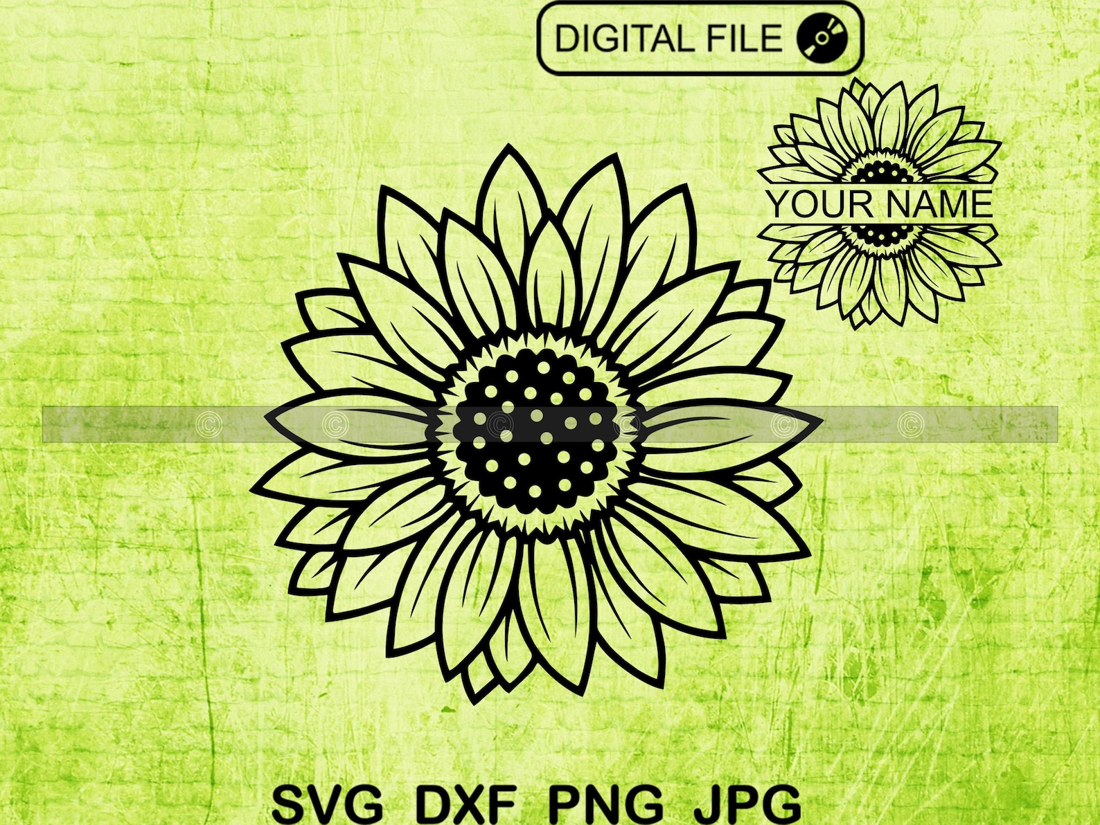 Sunflower SVG Sunflower Png | Etsy