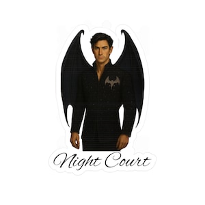 Must-Have für Night Court-Fans: Vinyl-Aufkleber „Rhys von Acotar“, Laptop-Dekor für Fantasy-Buchliebhaber