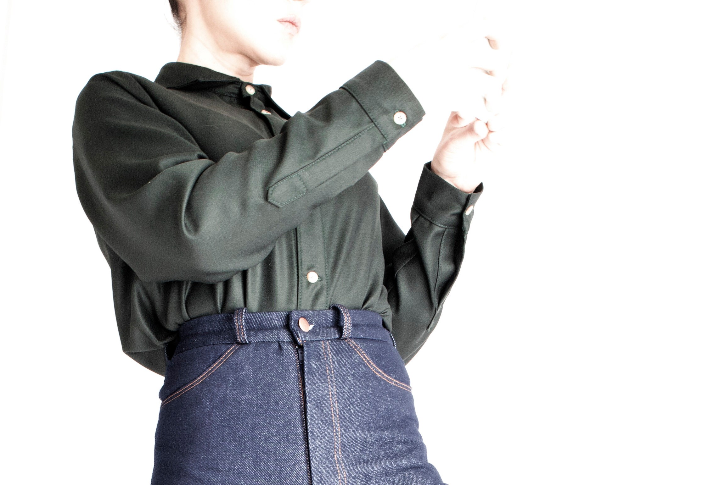 Woman Sewing Rothko Rothko Relaxed Fit Shirt PDF Sewing Pattern - Etsy