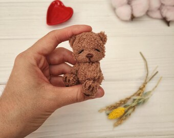 Plush teddy bear pocket friend. Emotional support gift