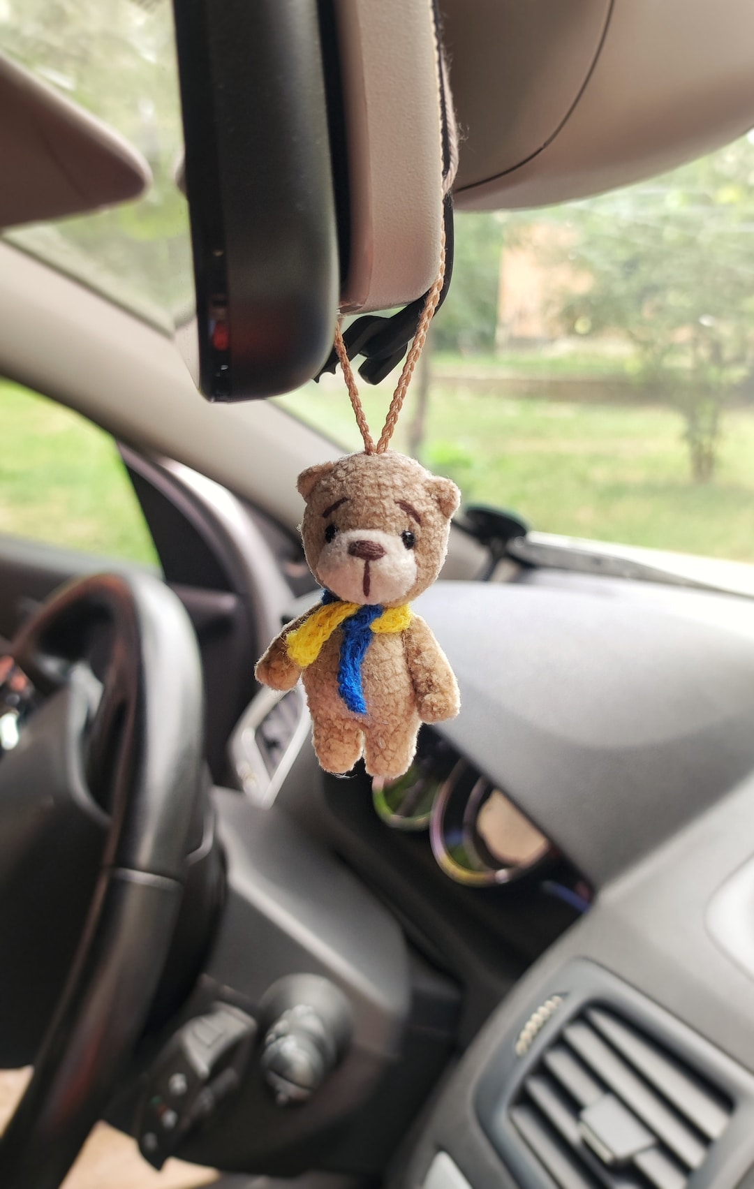 Rear View Mirror Accessories Teddy Bear, Car Mirror Hanging