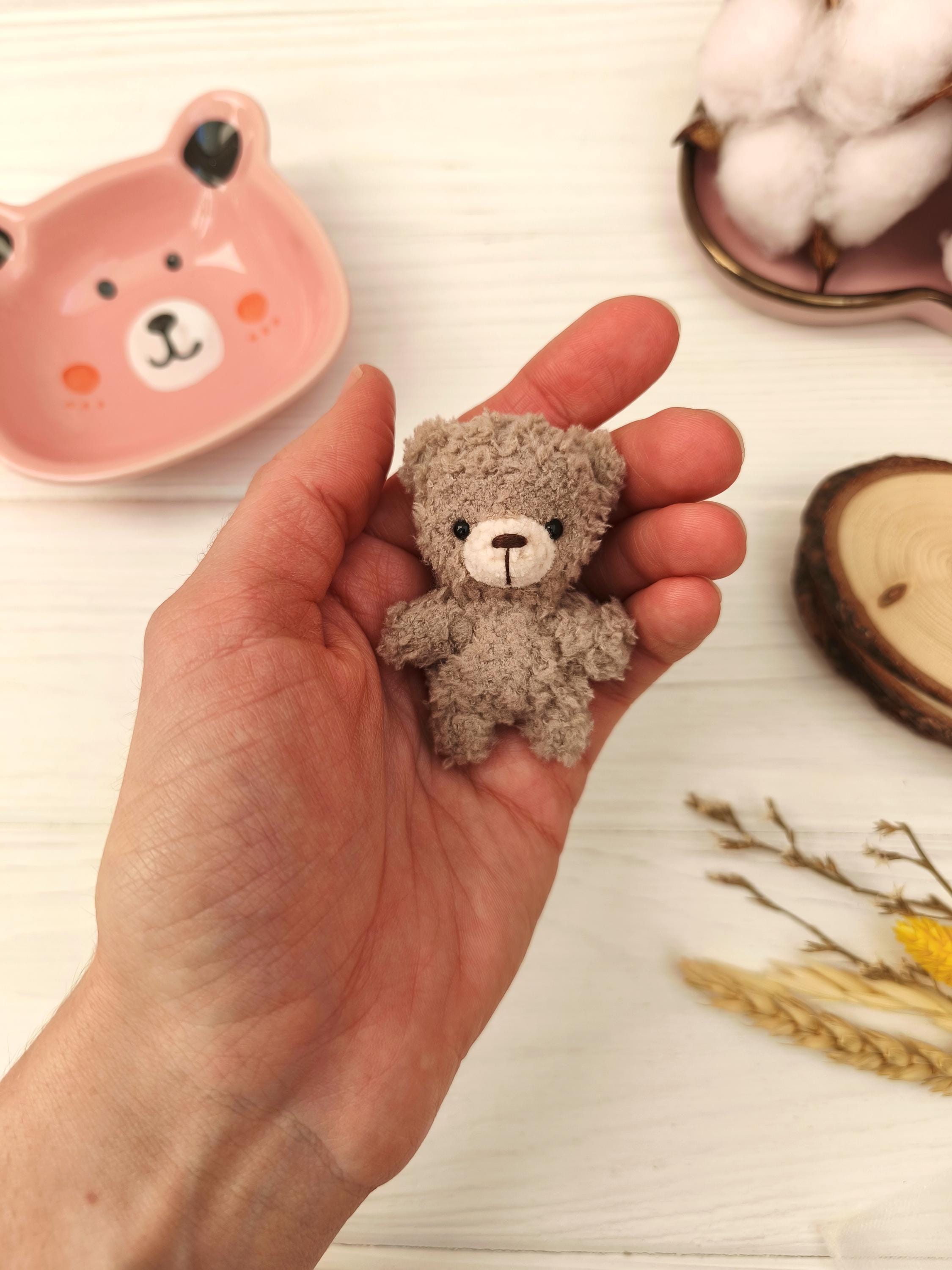 6cm 小さいクマちゃん ハンドメイド テディベア ぬいぐるみ