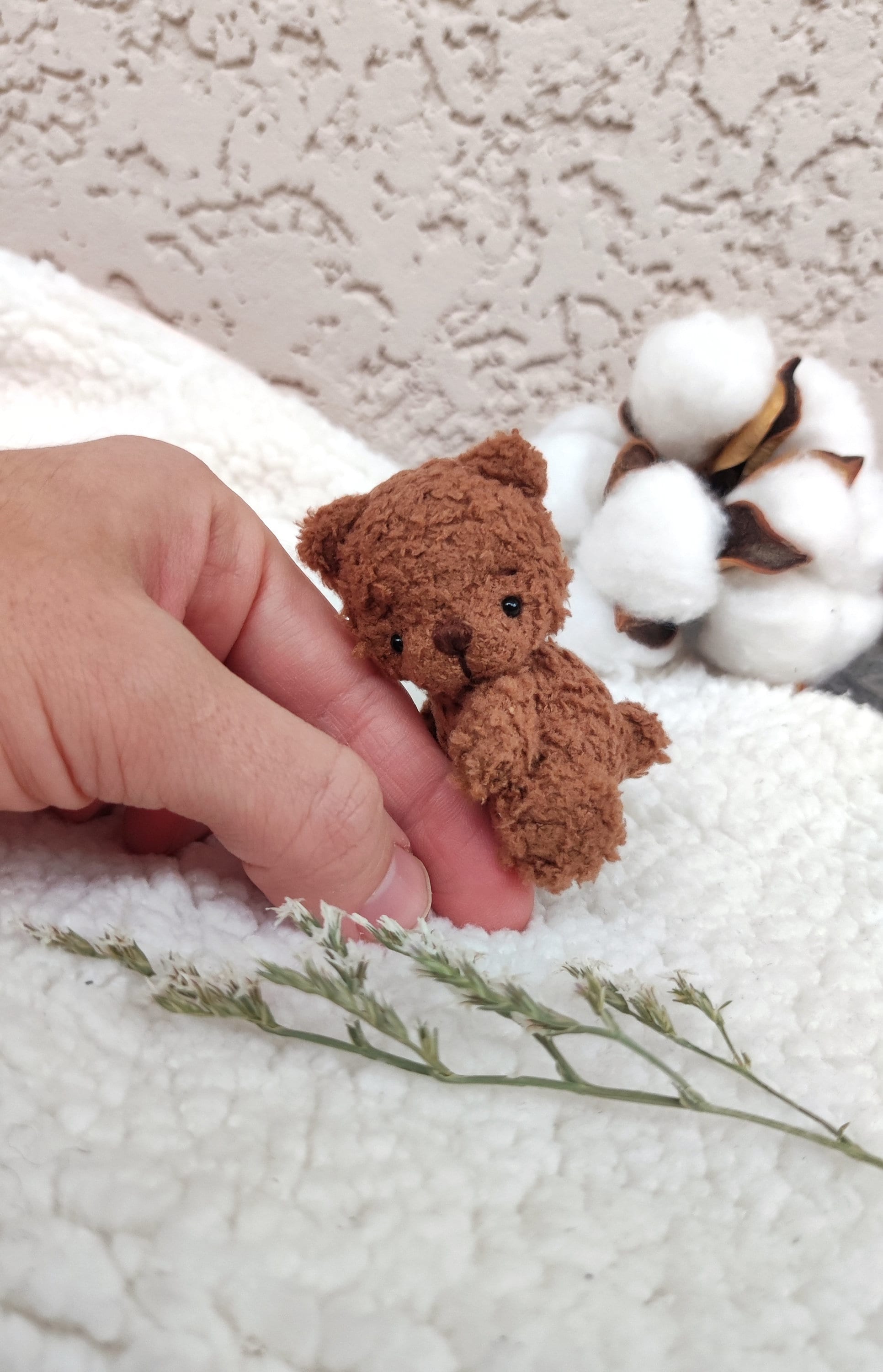 TOGETDREAM Set De 4 Ositos De Peluche En Caja Con Tarjeta | Regalo Emocional De Bolsillo Para Seres Queridos