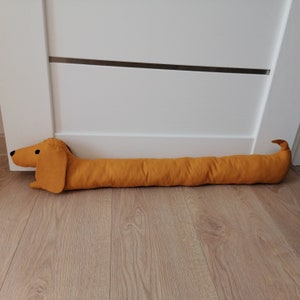 Door Stopper Dachshund, Draught Stopper Dog, Personalized Draft Stopper