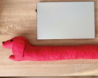 Ergonomic Keyboard Wrist Rest, Red Keyboard Wrist Rest, Cute Mouse Pad Dog, Ideal Gift for Dad